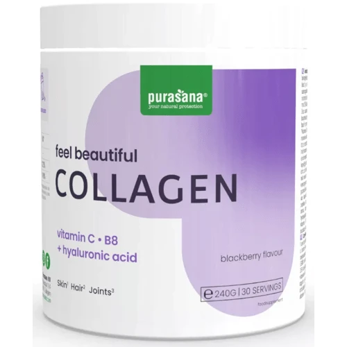 Purasana Feel Beautiful Colágeno Zarzamora 240 Gr 3 Purasana Feel Beautiful Colágeno Zarzamora 240 Gr