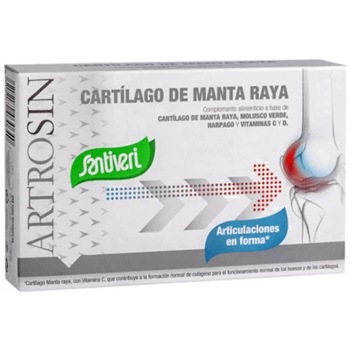 Santiveri Artrosin Cartílago De Manta Raya 60 Cápsulas 3 Santiveri Artrosin Cartílago De Manta Raya 60 Cápsulas
