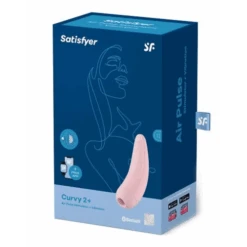 Satisfyer Curvy 2+Estimulador Clítoris Rosa