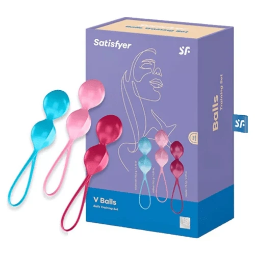 Satisfyer Ejercitador Suelo Pélvico V Balls 3 Uds 4 Satisfyer Ejercitador Suelo Pélvico V Balls 3 Uds - Imagen 2
