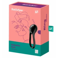 Satisfyer Majestic Duo Anillo Vibrador Negro