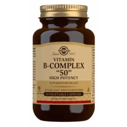 Solgar B-Complex "50" 50 Cápsulas Vegetales