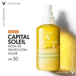 Vichy Capital Soleil Agua De Protección Solar Hidratante SPF50 200 Ml -Personal Cuidado Productos Tienda Vichy Capital Soleil Agua de Proteccion Solar Hidratante SPF50 200 ml 1