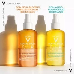 Vichy Capital Soleil Agua De Protección Solar Hidratante SPF50 200 Ml -Personal Cuidado Productos Tienda Vichy Capital Soleil Agua de Proteccion Solar Hidratante SPF50 200 ml 8