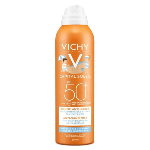 Vichy Capital Soleil Bruma Anti-Arena Infantil SPF50+ 200 Ml 3 Vichy Capital Soleil Bruma Anti-Arena Infantil SPF50+ 200 Ml
