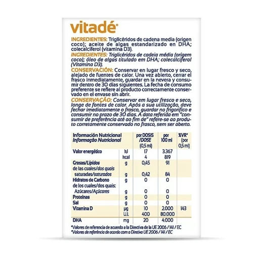 Humana Baby Vitadé Vitamina D Y DHA 15 Ml 6 Humana Baby Vitadé Vitamina D Y DHA 15 Ml - Imagen 4