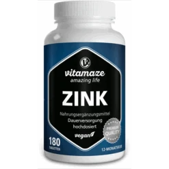 Vitamaze Zinc 25 Mg Vegano 180 Comprimidos