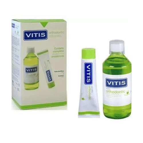 Vitis Pack Orthodontic Pasta 100 Ml + Colutorio 500 Ml 3 Vitis Pack Orthodontic Pasta 100 Ml + Colutorio 500 Ml