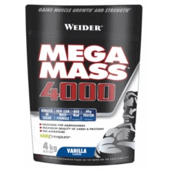 Weider Mega Mass 4000 Sabor Vainilla 4 Kg