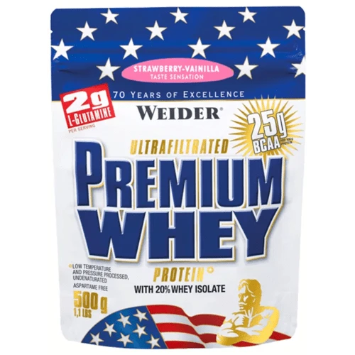 Weider Proteínas Premium Whey Fresa-Vainilla 500 Gr 3 Weider Proteínas Premium Whey Fresa-Vainilla 500 Gr