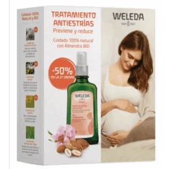 Weleda Aceite De Masaje Antiestrías Embarazo 2x100 Ml