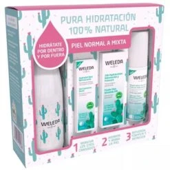 Weleda Cofre Hidratación 24H Piel Normal Mixta + Eco Botella REGALO