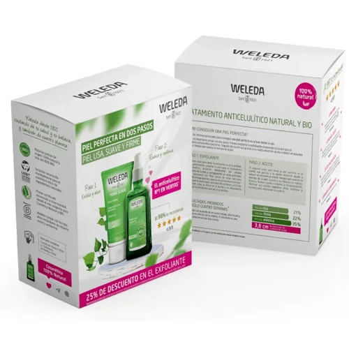 Weleda Piel Perfecta Exfoliante Corporal + Aceite Abedul 3 Weleda Piel Perfecta Exfoliante Corporal + Aceite Abedul