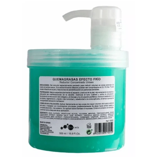 Ynsadiet Gel Quemagrasas Efecto Frío 500 Ml 4 Ynsadiet Gel Quemagrasas Efecto Frío 500 Ml - Imagen 2