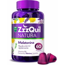 ZzzQuil NATURA Melatonina 1mg Y Valeriana 60 Gummies