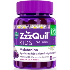 ZzzQuil Natura Kids Melatonina Dosis Baja +4 Años 30 Gummies